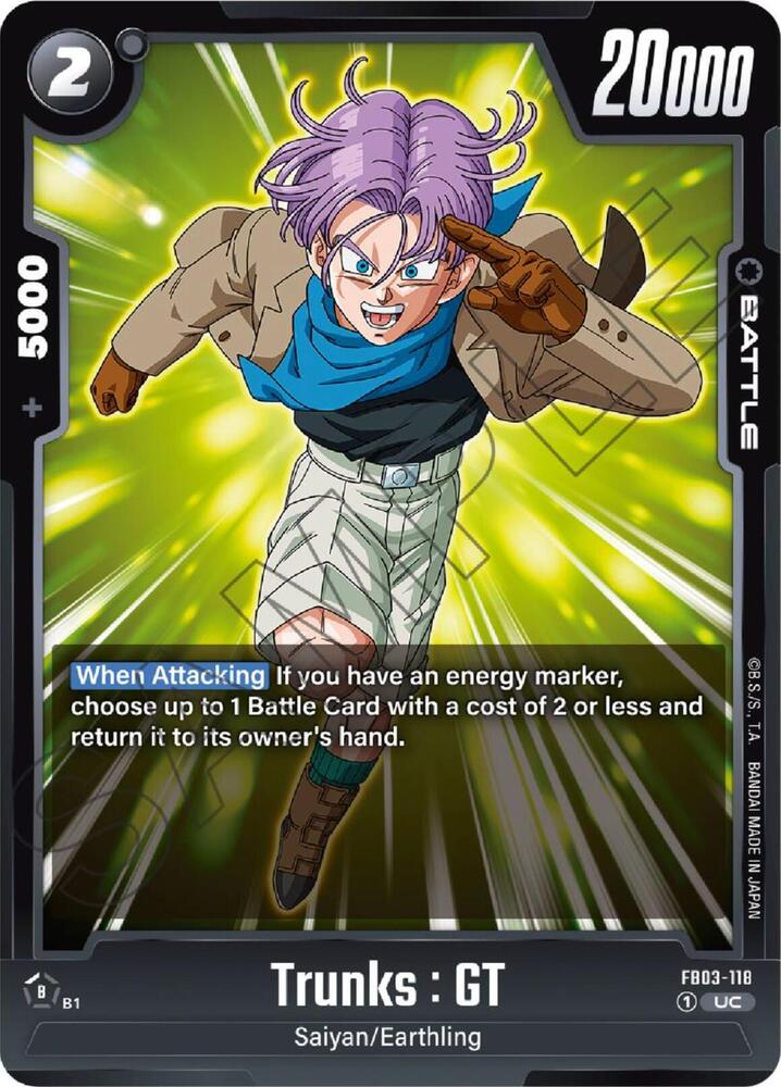 Trunks : GT - FB03-118 - Raging Roar