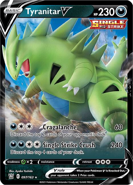 Tyranitar V - SWSH05: Battle Styles (SWSH05)