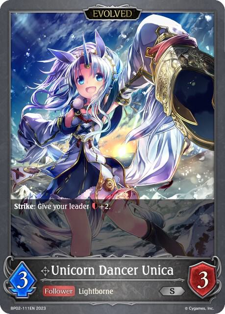 Unicorn Dancer Unica (Evolved) - Reign of Bahamut (BP02)