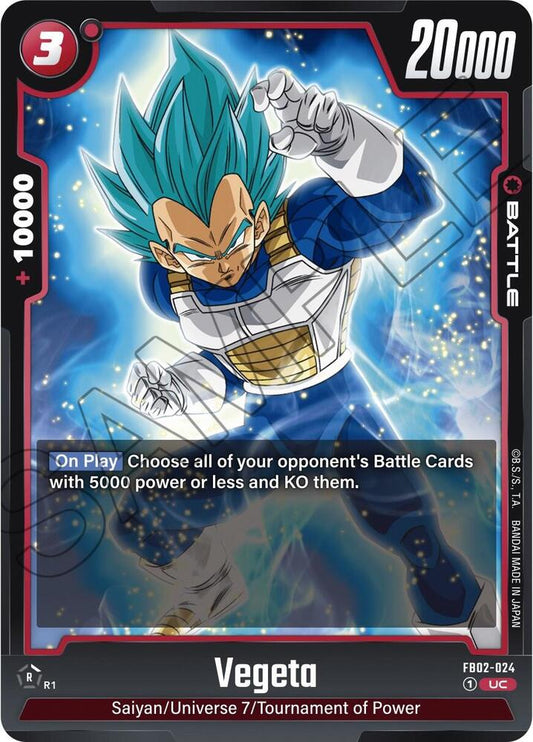 Vegeta - FB02-024 - Blazing Aura (FB02)