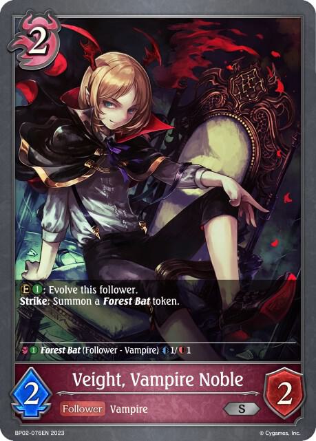 Veight, Vampire Noble - Reign of Bahamut (BP02)