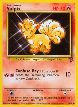 Vulpix - Base Set 2 (BS2)