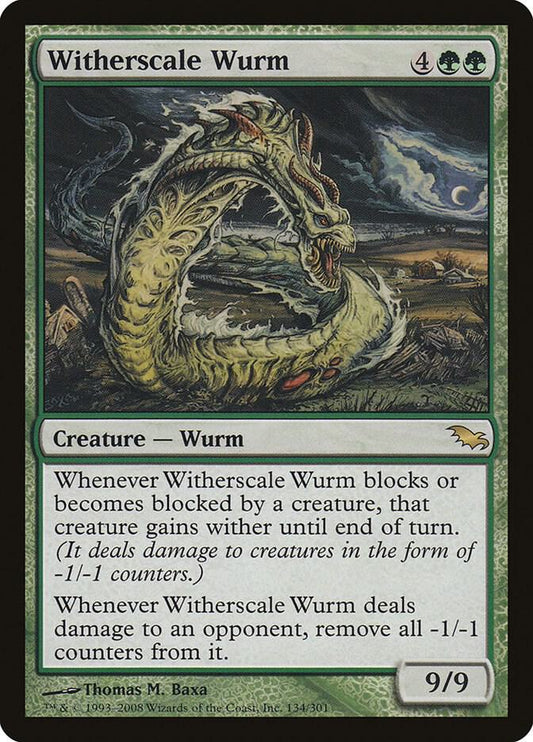 Witherscale Wurm - Shadowmoor (SHM)