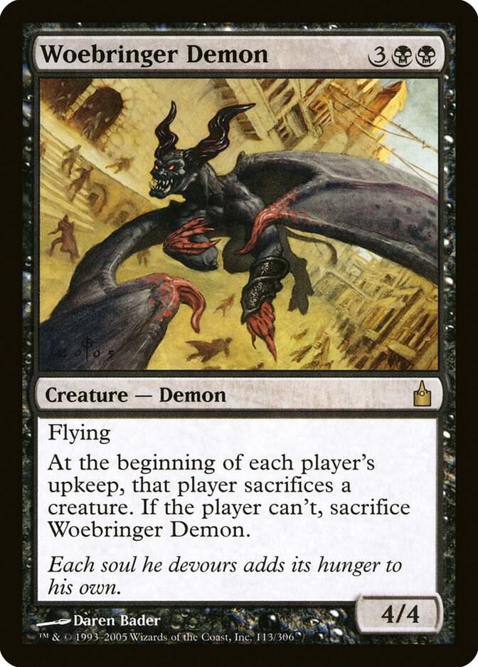 Woebringer Demon - Ravnica: City of Guilds (RAV)