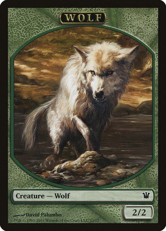 Wolf Token (12) - Innistrad (ISD)