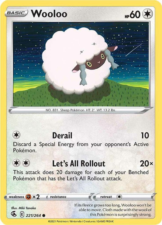 Wooloo (221) - SWSH08: Fusion Strike (SWSH08)