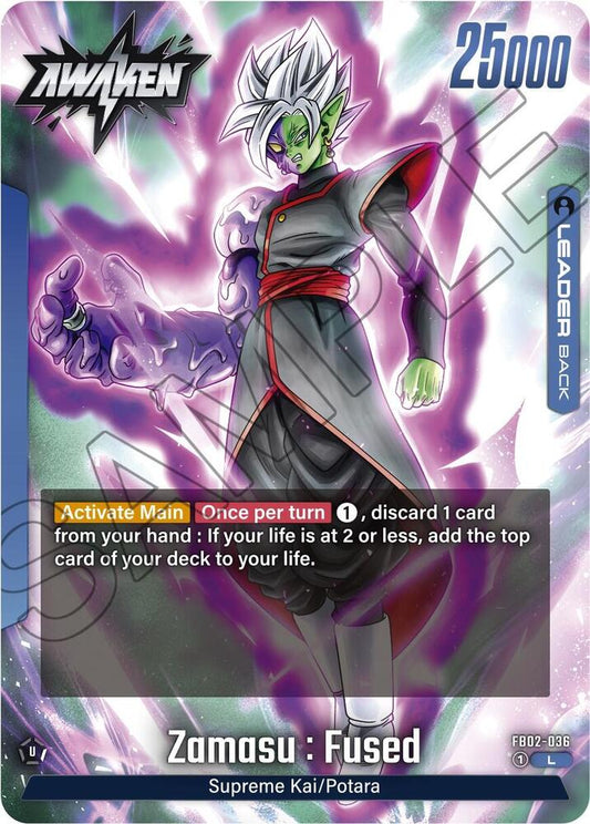 Zamasu : Fused - FB02-036 - Blazing Aura (FB02)