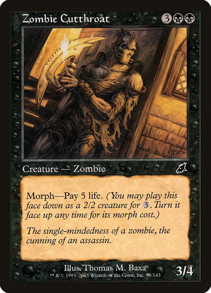 Zombie Cutthroat - Scourge (SCG)