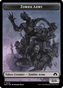 Phyrexian Germ // Zombie Army Double-Sided Token - Modern Horizons 3 (MH3)