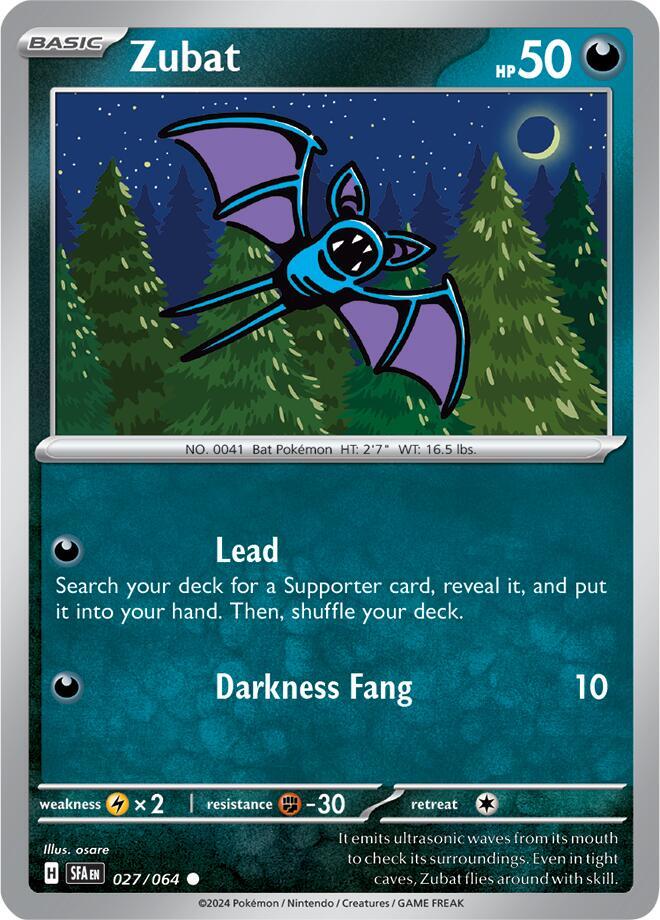 Zubat - SV: Shrouded Fable (SFA)